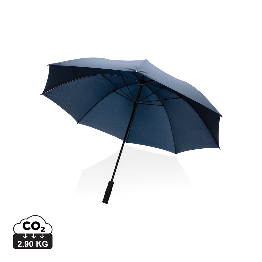 Parapluie personnalisé tempête 30" rPET Impact Bleu marine